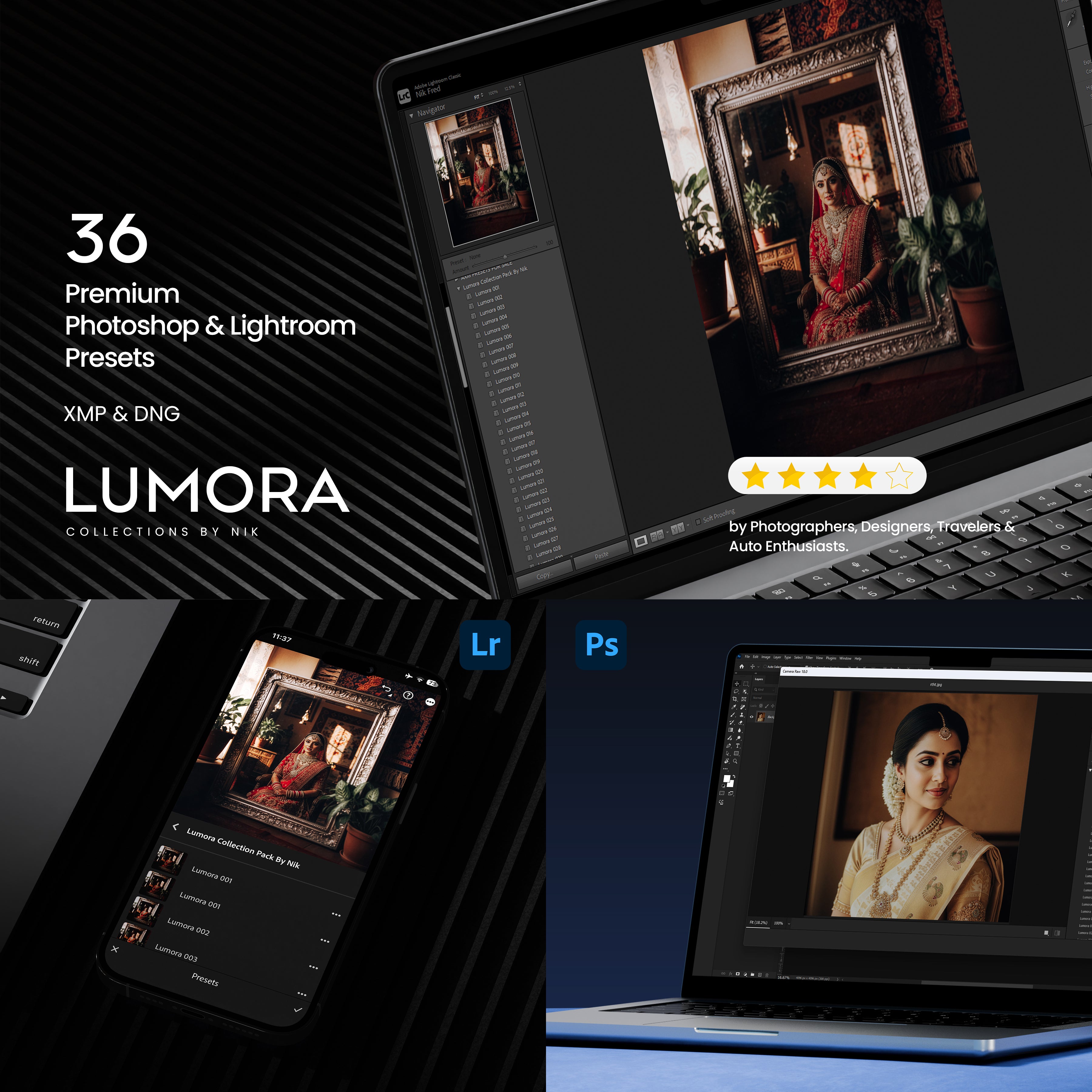 Lumora 36 Premium Presets Collection