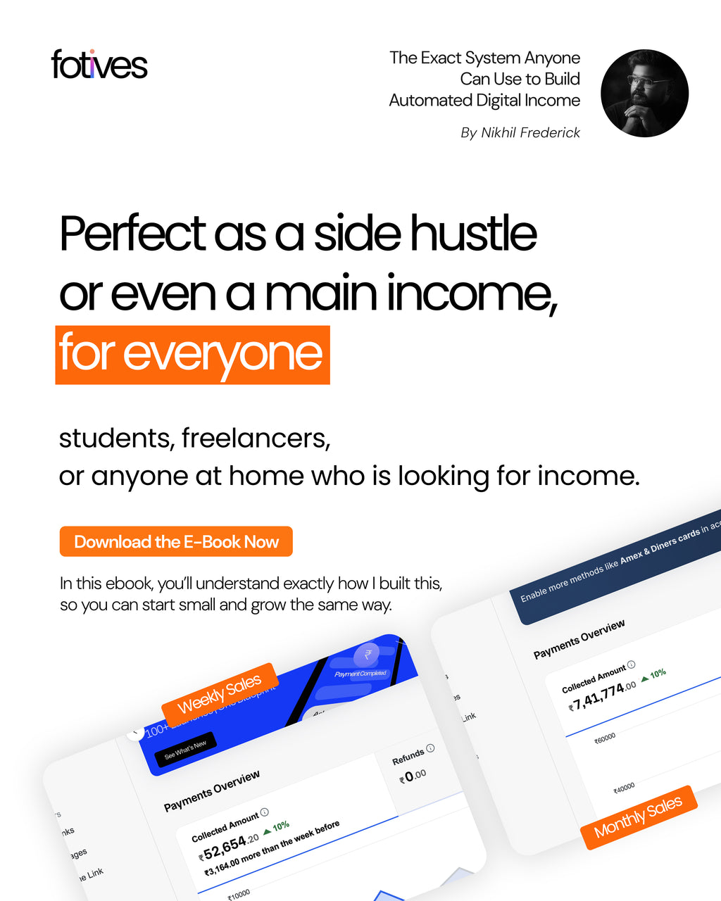 HELL YEAH MAKE MONEY (E-Book) - The ₹200 to ₹5 Lakhs Income System With Digital Products