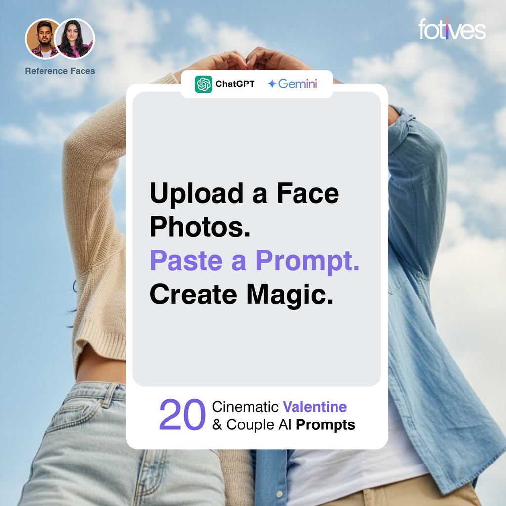 20 Cinematic Valentine & Couple AI Prompts