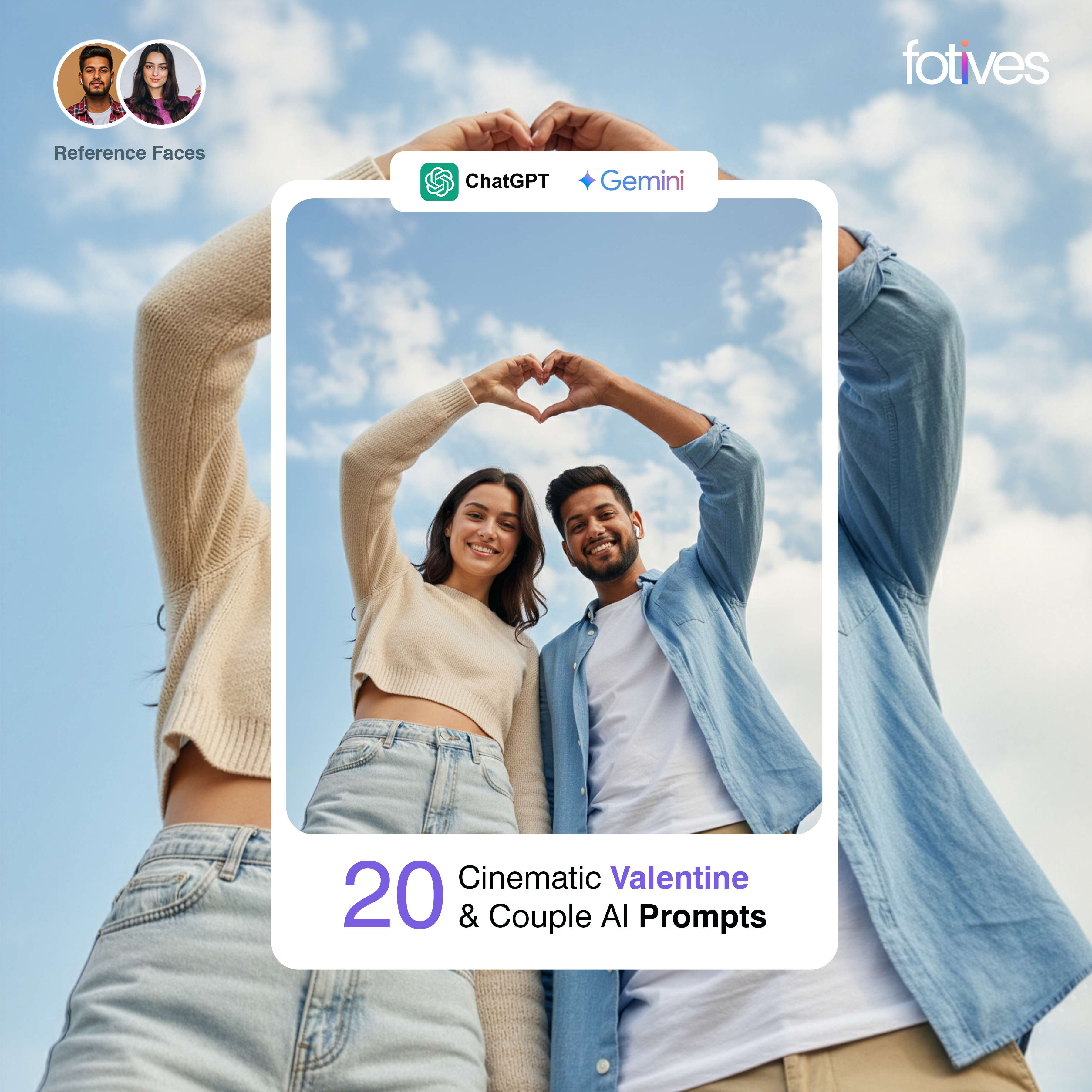 20 Cinematic Valentine & Couple AI Prompts