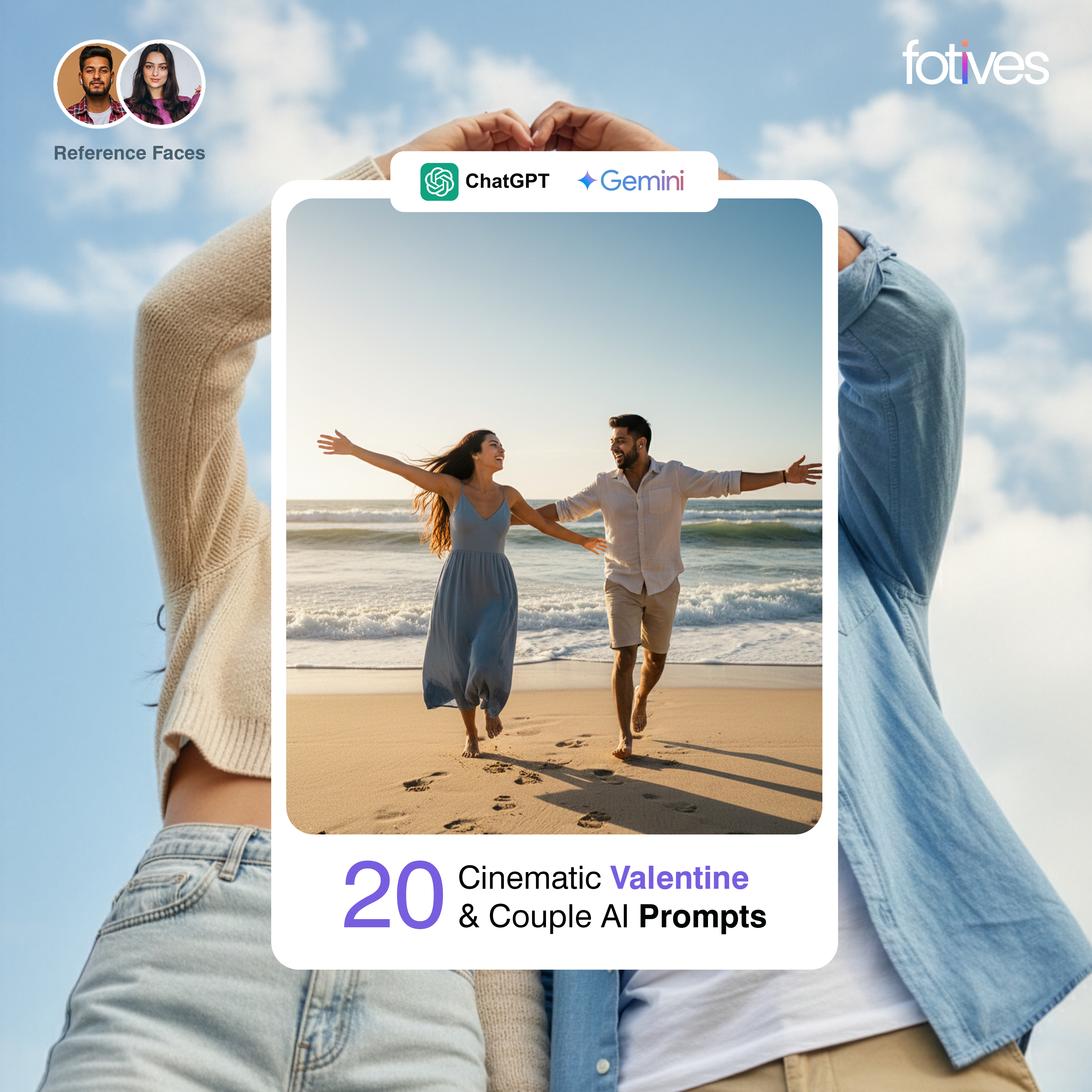 20 Cinematic Valentine & Couple AI Prompts