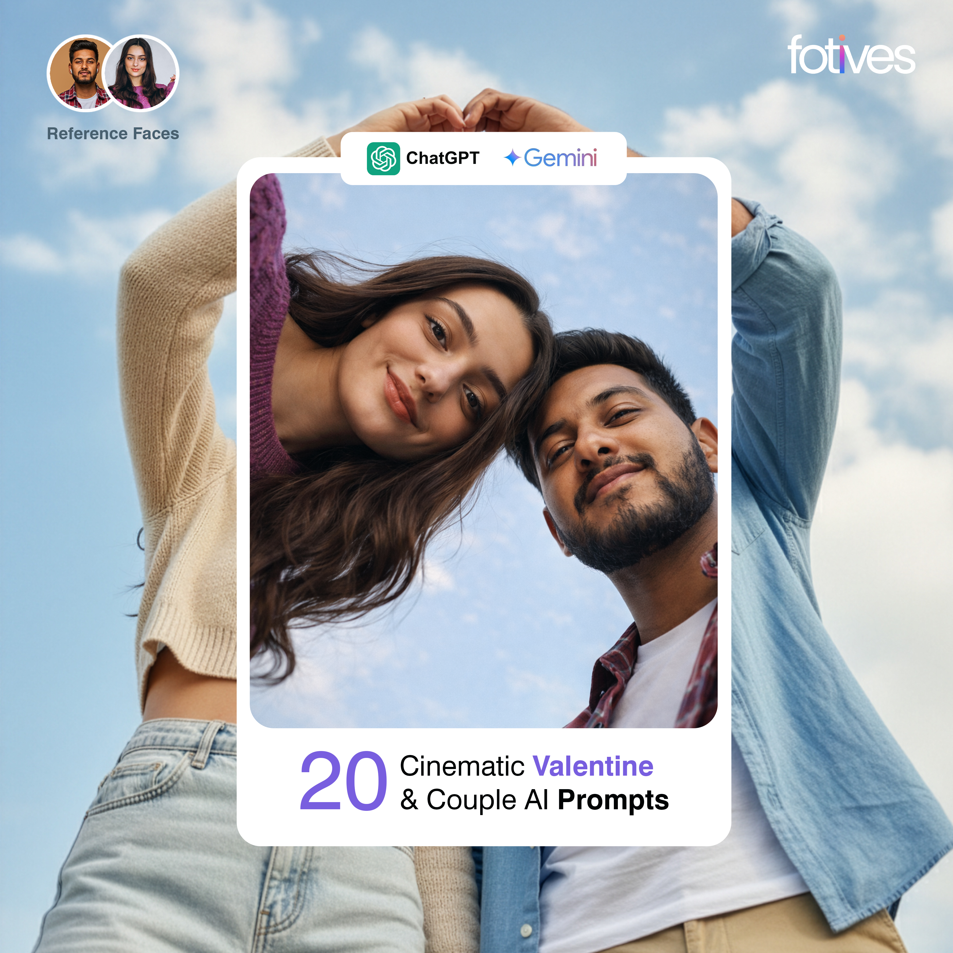 20 Cinematic Valentine & Couple AI Prompts