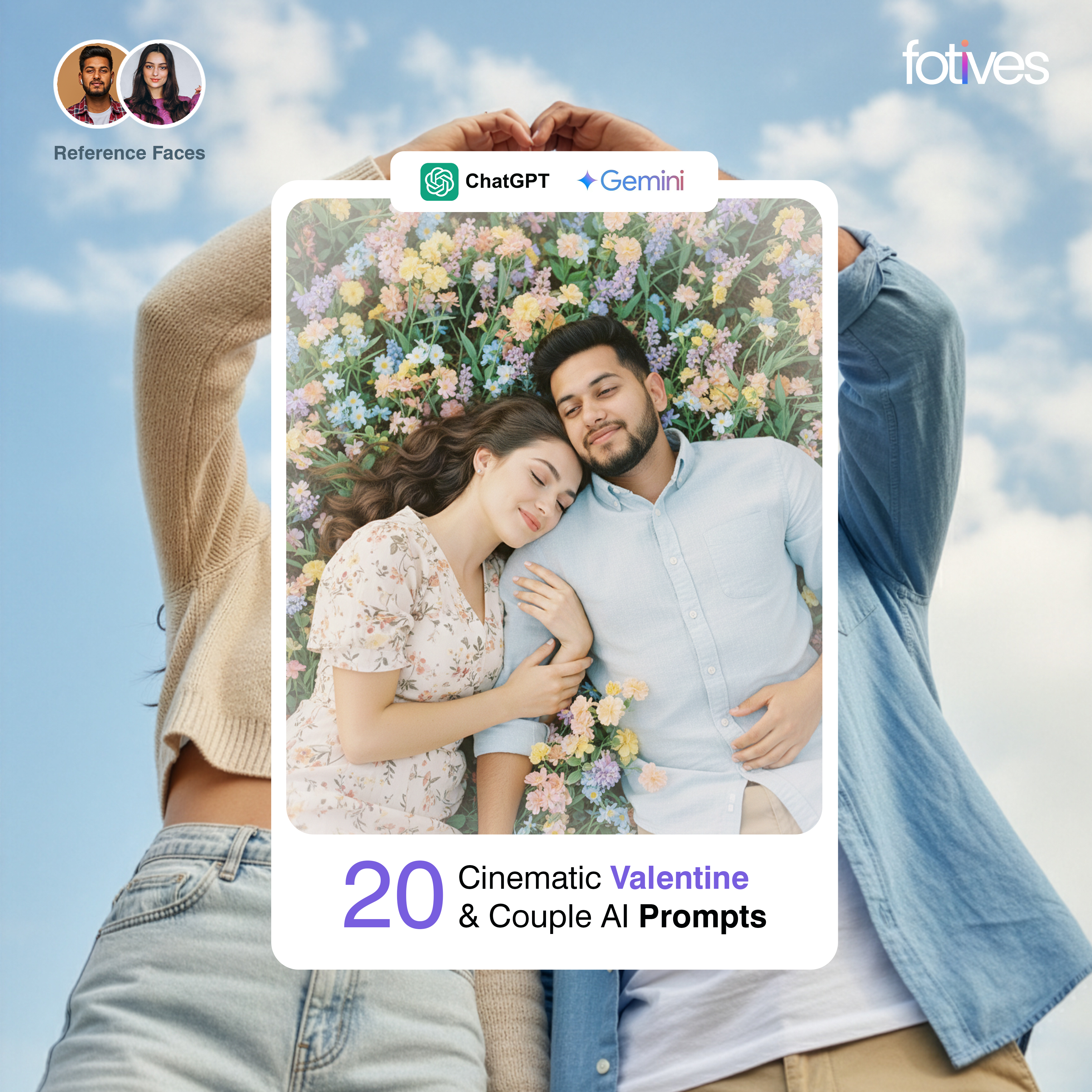 20 Cinematic Valentine & Couple AI Prompts