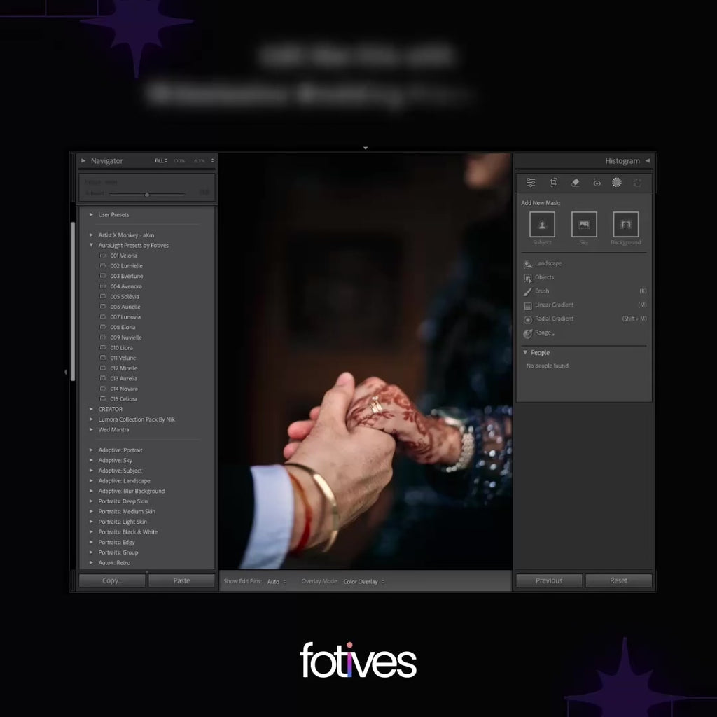 15 Selected Wedding Presets 2026